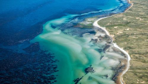 Aerial View during island hop