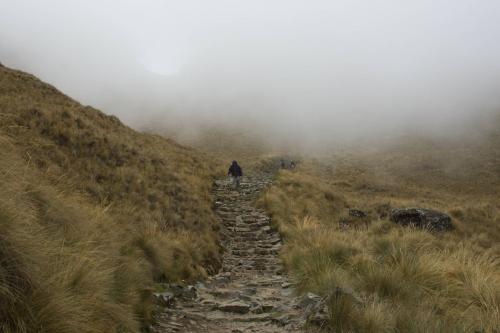 Descent from Dead Woman Pass, Inca Trail