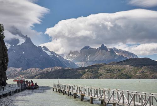 About to leave Torres del Paine