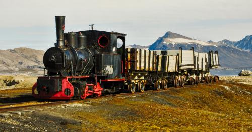 Disused train, Ny-Ålesund