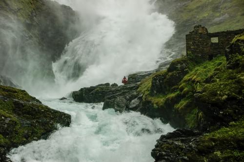 Waterfall on Flam Railway